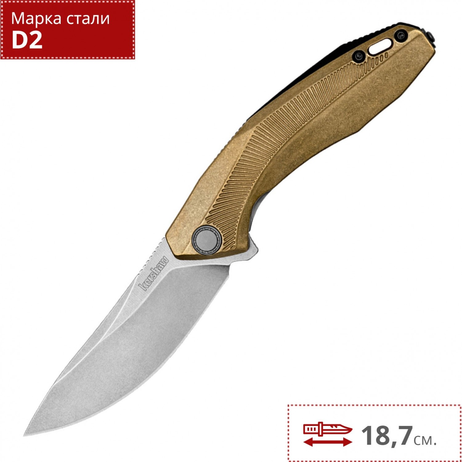 Kershaw Tumbler Brass 4038BRZ pocket knife